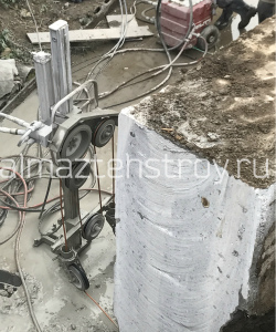 алмазная резка канатом