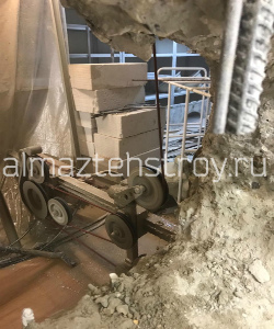 алмазная резка канатом
